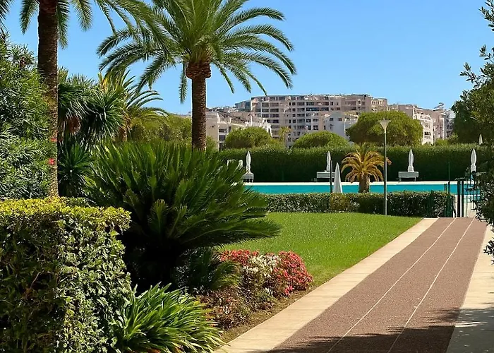 Cosy Avec Piscine - Cannes Marina Lägenhet *