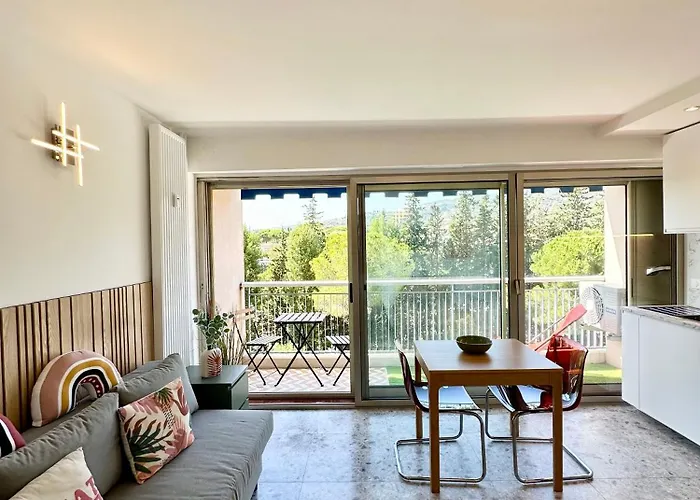 Cosy Avec Piscine - Cannes Marina Lägenhet Mandelieu